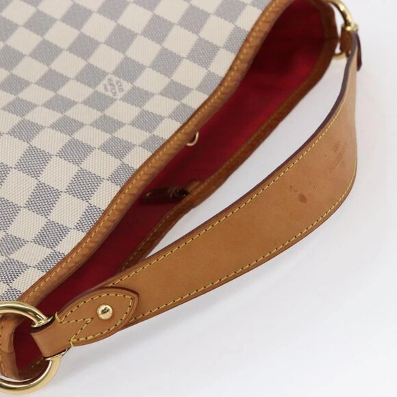 LOUIS VUITTON Damier Azur Delightful PM Shoulder Bag N41447 LV Auth 82538 - Picture 8 of 16